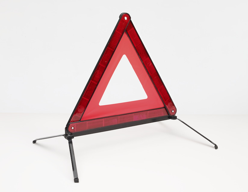 Levně Kalff* Výstražný trojúhelník v červeném pouzdře