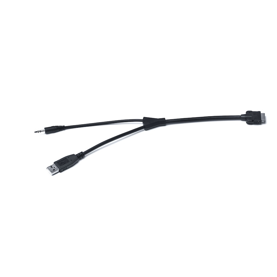 Levně Kabelový adaptér pro iPhone®/iPod® k AUX nebo USB