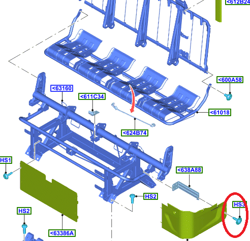 Šroub s podl. - kom. kuz. hl. závitoř.