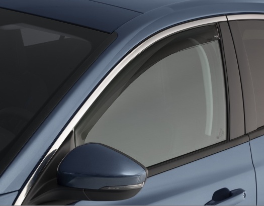 Ofuky bočních oken ClimAir, přední, černé