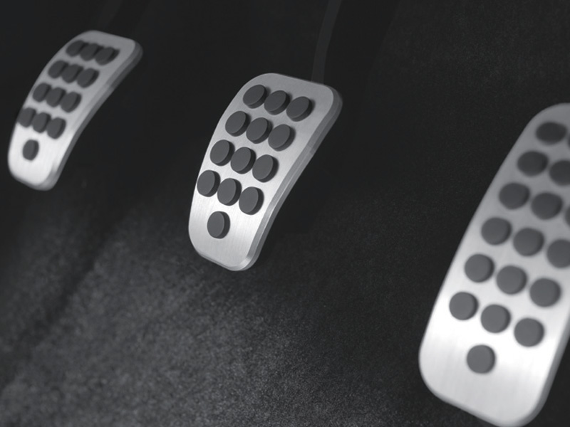 Potah pedálů hliníkový Ford Fiesta