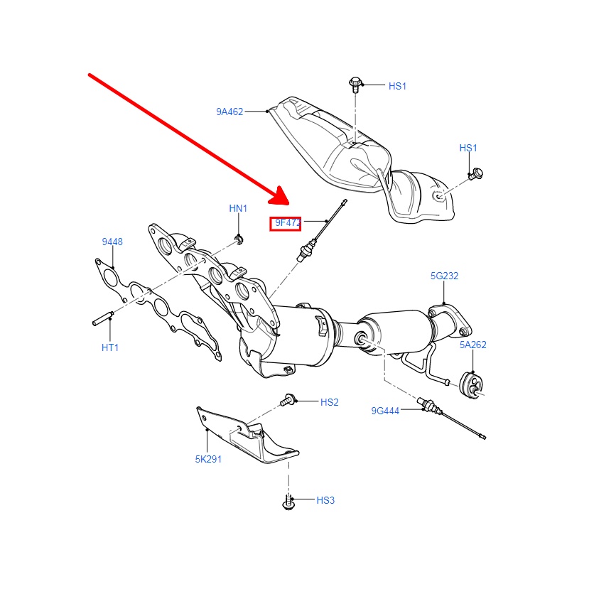 Lambda sonda Ford (obrázek 2)